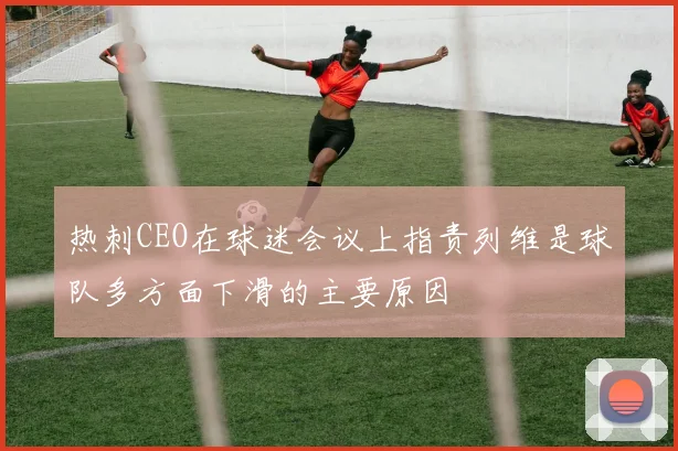 热刺CEO在球迷会议上指责列维是球队多方面下滑的主要原因